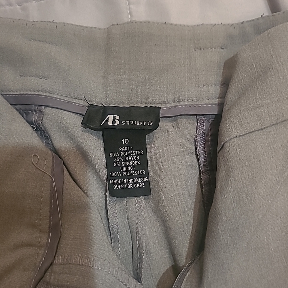 AB Studio Womens Light Gray Shorts Size 10